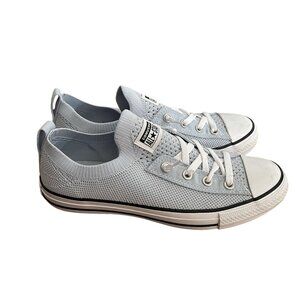 Converse Women 10 Cloudy Daze Blue Chuck Taylor All Star Shoreline Knit Sneaker